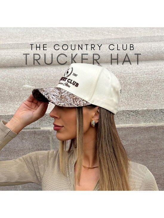 Unisex Camo Country Cute Caps Cowgirls Cowboys Snapback Western Trucker Hat main image 6